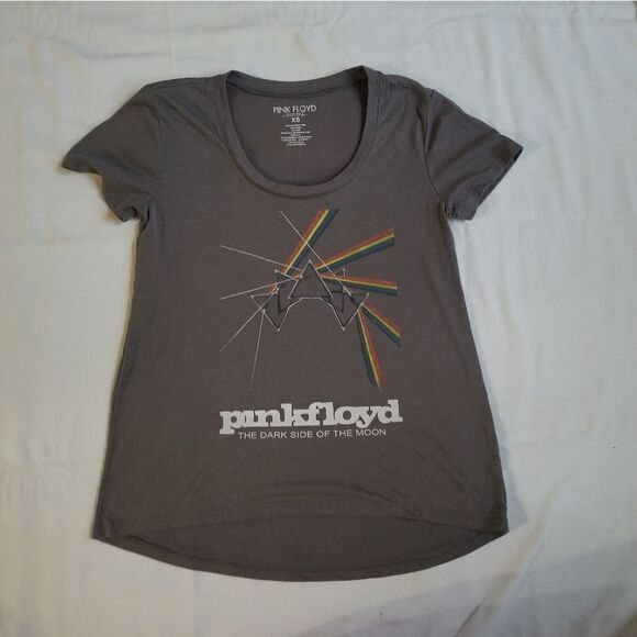 Pink Floyd oversized gray top Sz XS - Picture 3 of 6